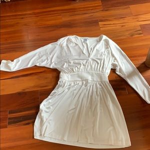 Halston vintage gathered waist dress